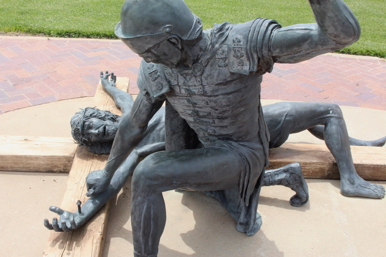 Station 11 at the Cross of Our Lord Jesus Christ in Groom, Texas.